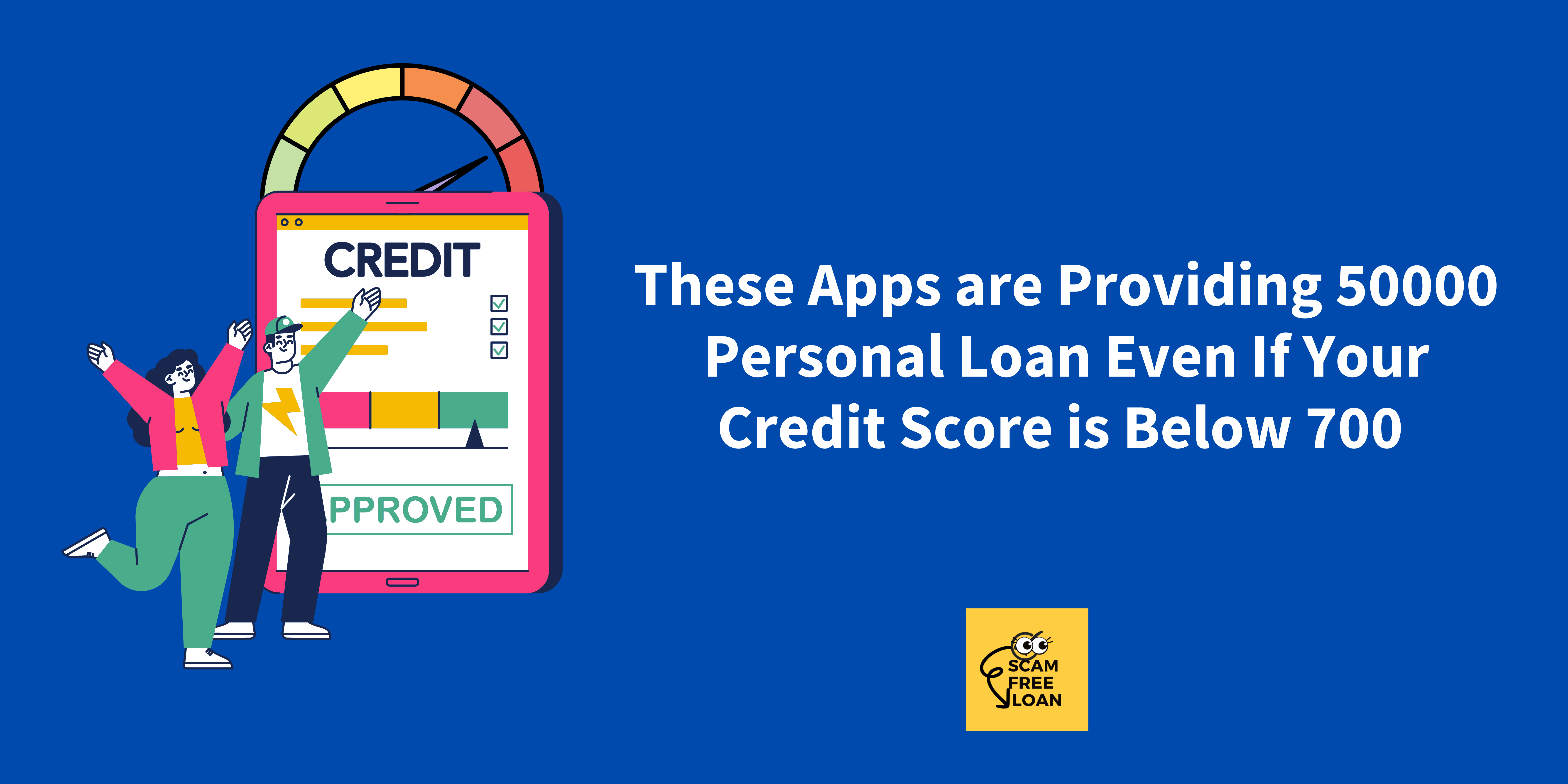 personal loan on low credit score Banner image